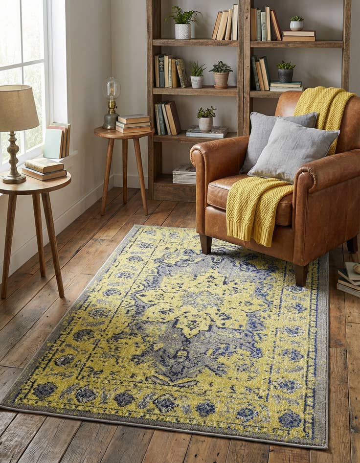 Detail image of 3' 3 x 5' 3  Washable Palazzo Rug