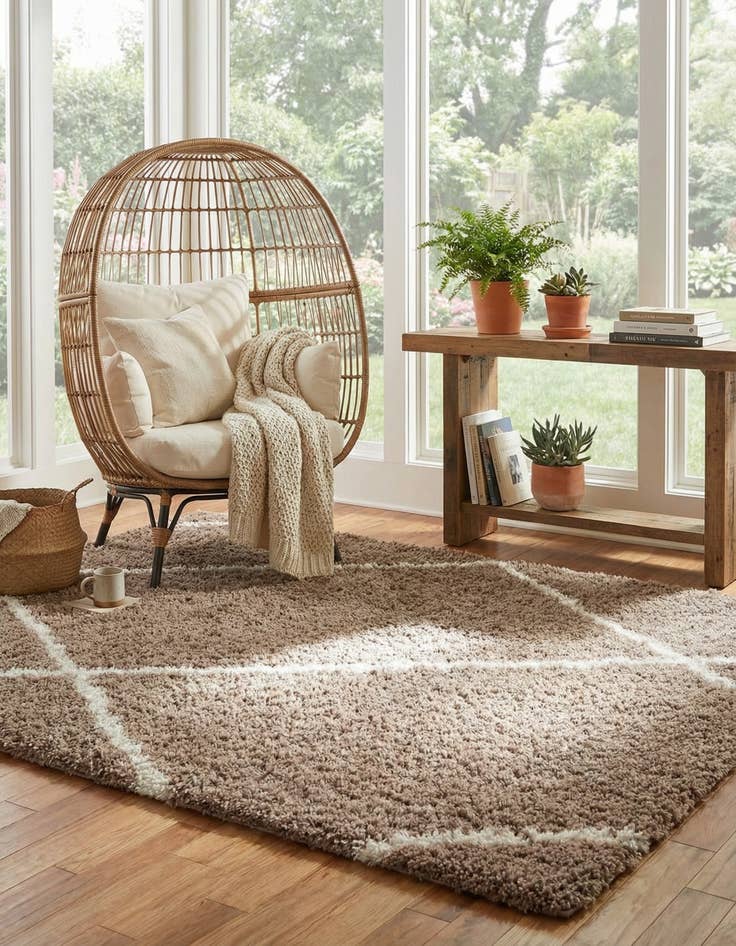 Detail image of 8' x 10' Infinity Shag Rug