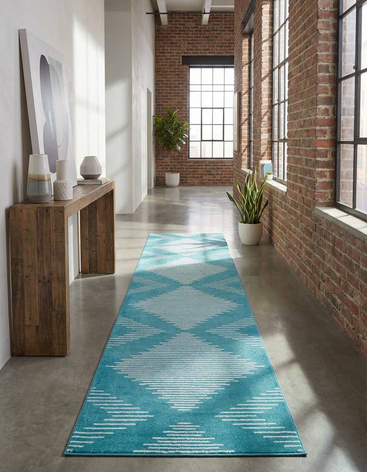 Detail image of 3' 3 x 14' Kai Runner Rug