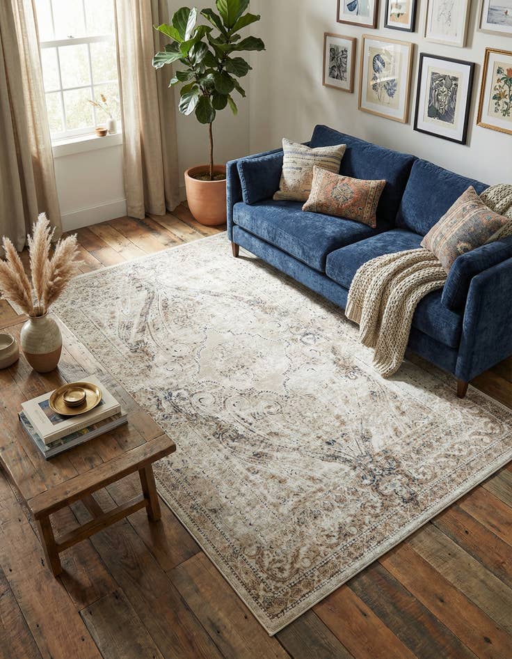 Detail image of 5' 3 x 8' Eliza Rug