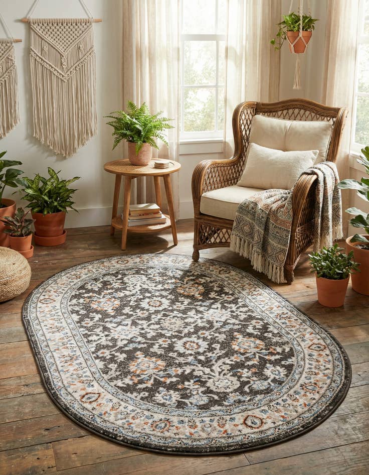 Detail image of 4' x 6' Charlotte Oval Rug