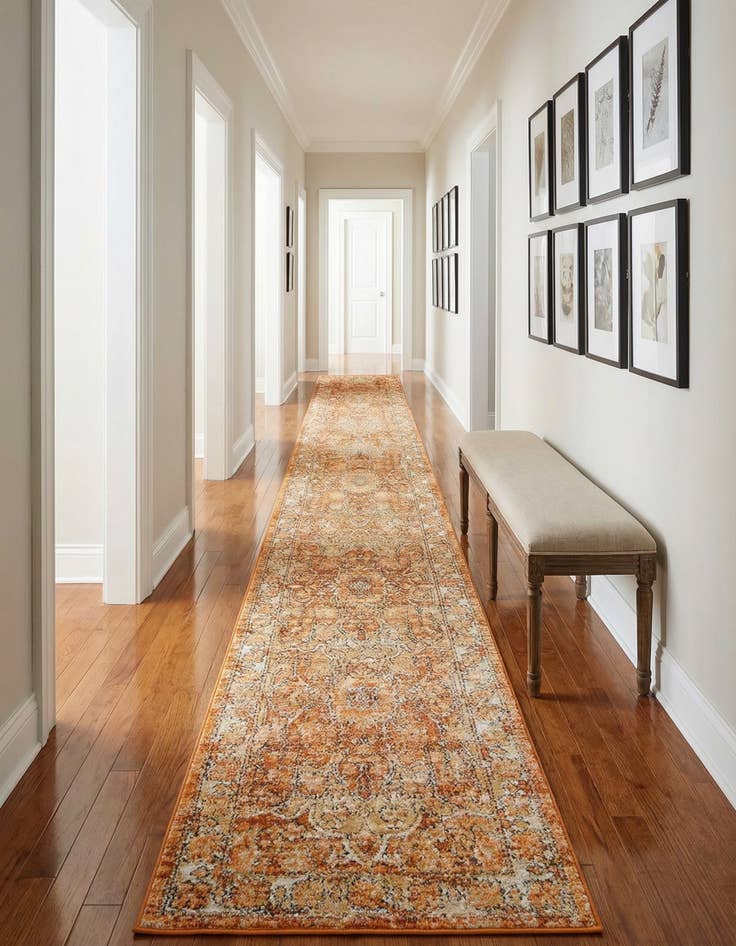 Detail image of 2' 7 x 16' 5 Isabella Runner Rug