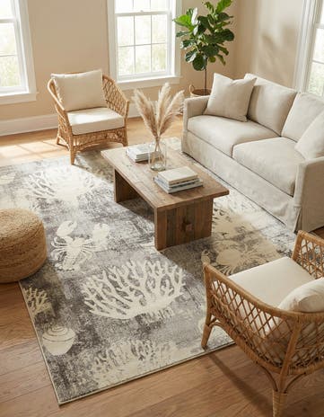 Light Gray Washable Amalfi Rug