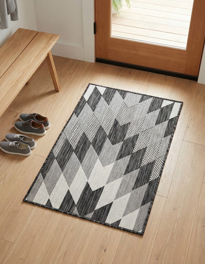 2' x 3' Easy-Clean Modern Indoor / Outdoor...