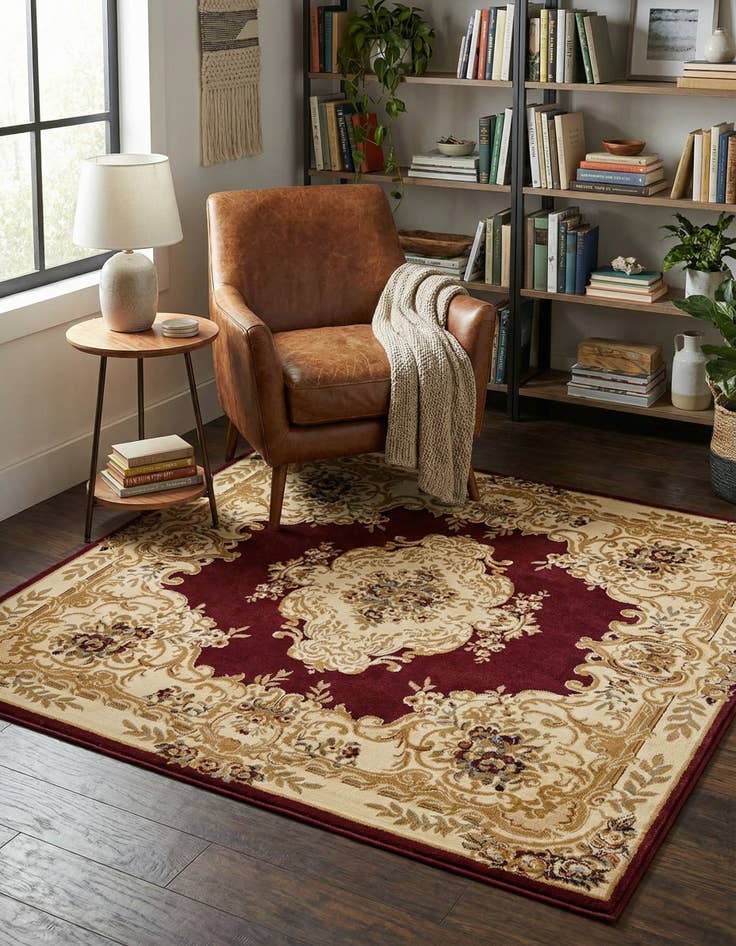 Detail image of 7' x 7' Chateau Square Rug