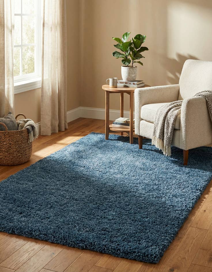 Detail image of 5' 10 x 9' Zermatt Shag Rug