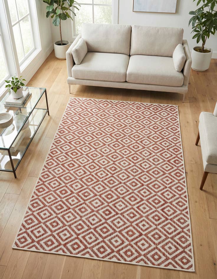 Detail image of 4' x 6' Easy-Clean Jill Zarin Costa Rica Indoor / Outdoor Rug
