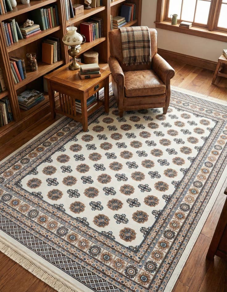 Detail image of 6' x 9' Bokhara Rug