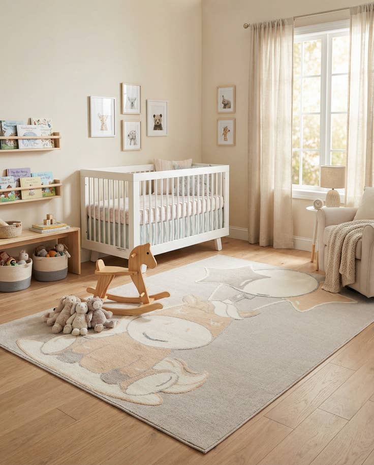 Detail image of 7' 10 x 10' Whimsy Kids Rug