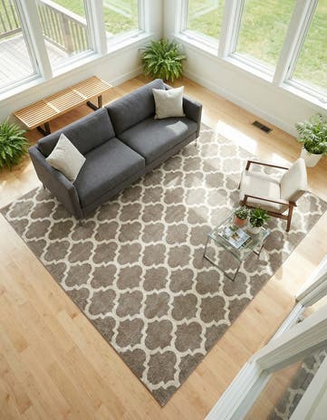 10' x 10' Lattice Square Rug