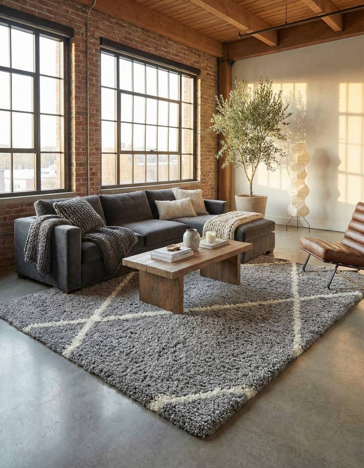 Detail image of 9' x 12' Infinity Shag Rug