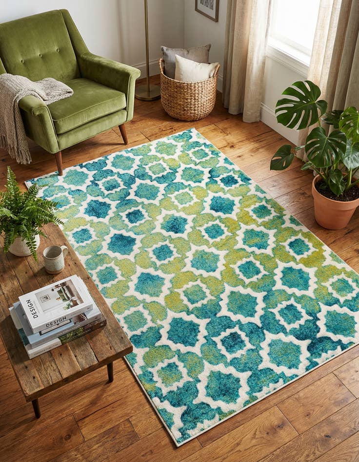 Detail image of 4' x 6' Azalea Rug