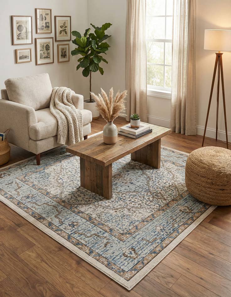 Detail image of 7' x 7' Nyla Square Rug