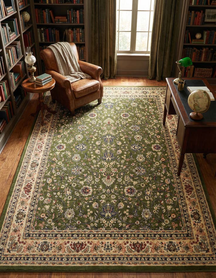 Detail image of 10' x 13' Kashan Design Rug