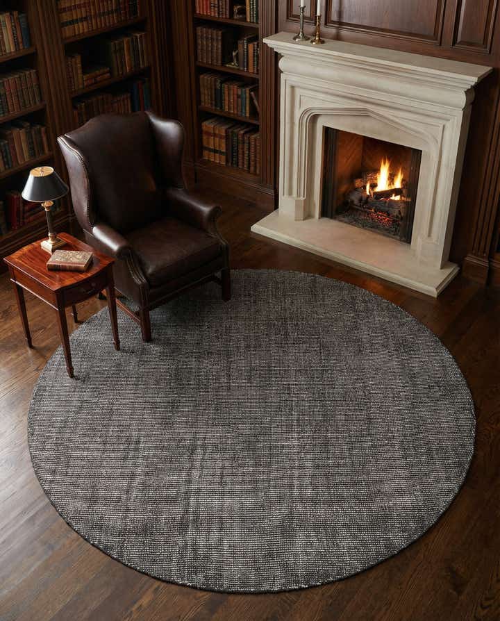 6' 1 x 6' 1 Hand Woven Jill Zarin English Manor Wool Round Rug