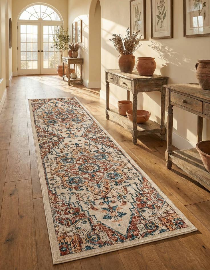 Detail image of 2' 7 x 10' Dahlia Runner Rug