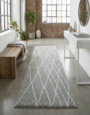 2' 7 x 10' Soft Touch Shag Runner Rug