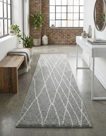 2' 7 x 10' Soft Touch Shag Runner Rug