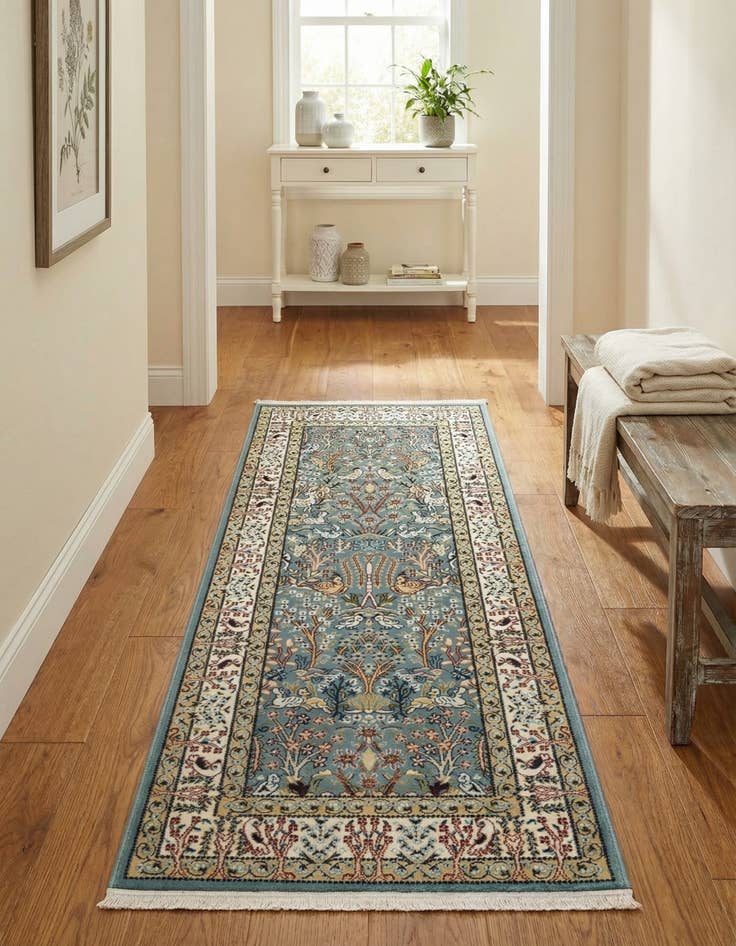 Detail image of 2' x 6' Nain Design Runner Rug