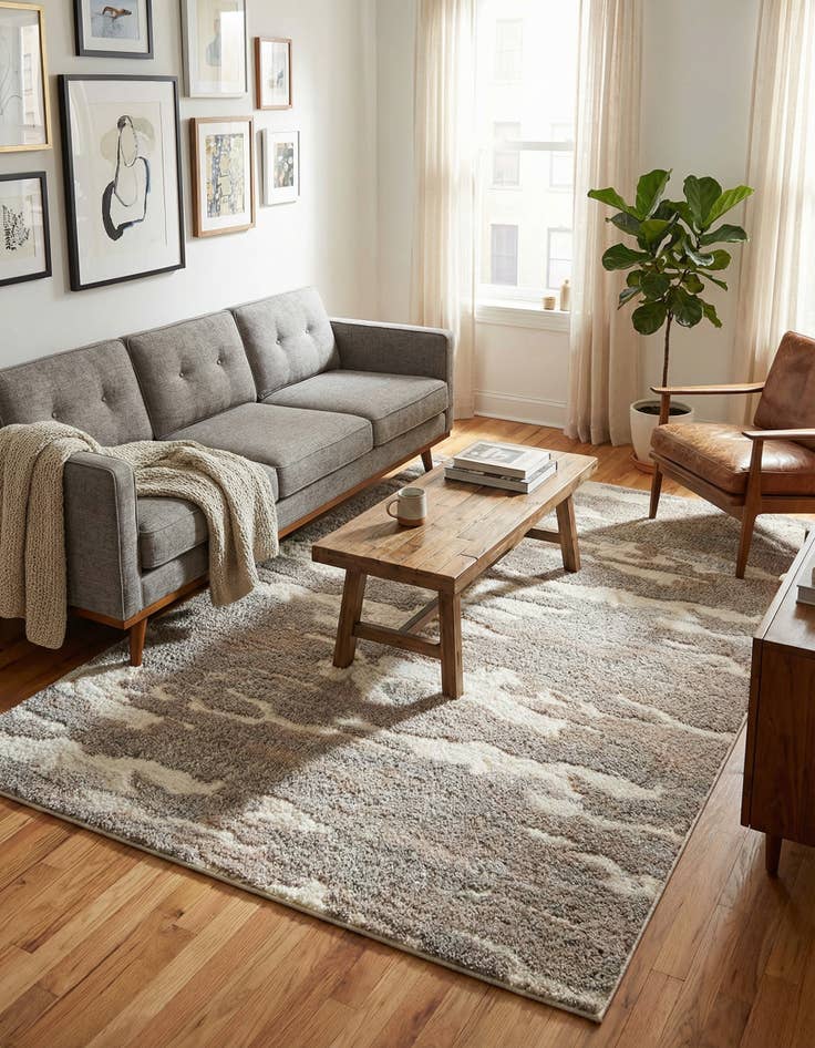 Detail image of 5' x 8' Sepia Rug