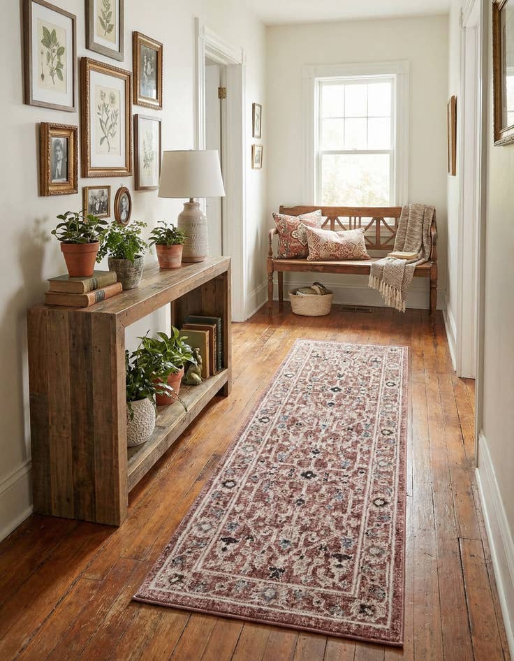 Detail image of 2' x 6' Eco Traditional Runner Rug