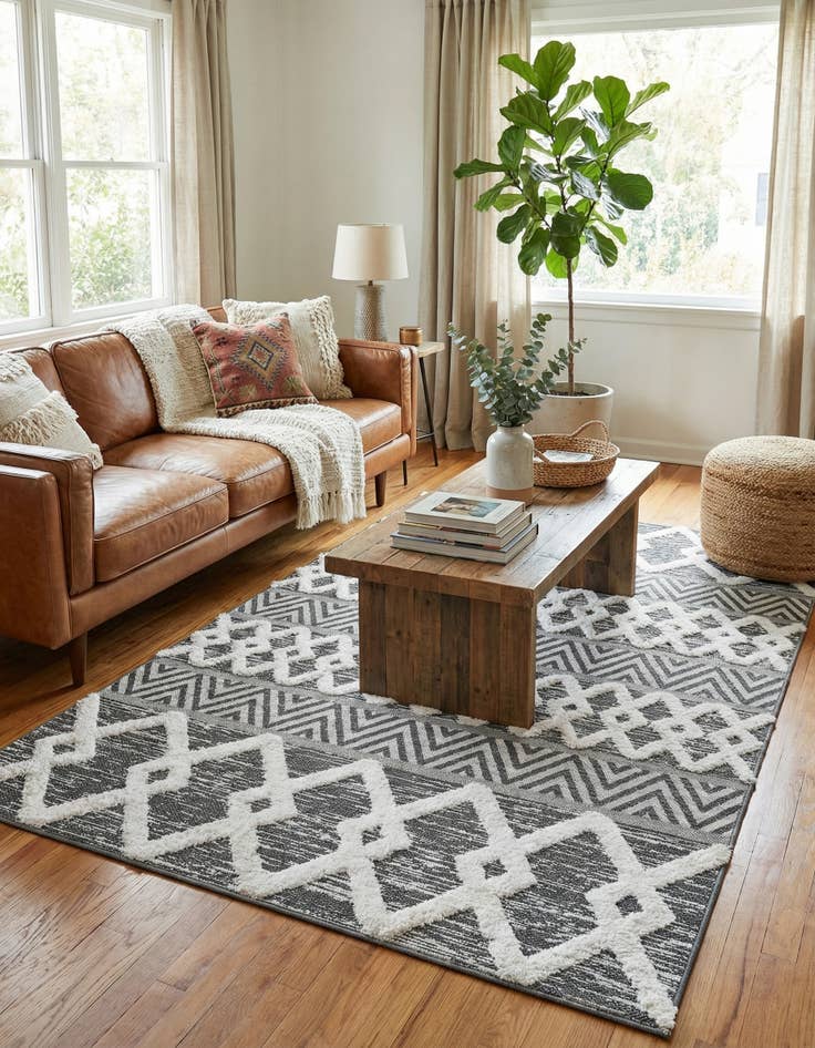 Detail image of 6' 4 x 9' Sabrina Soto Casa Valencia Rug