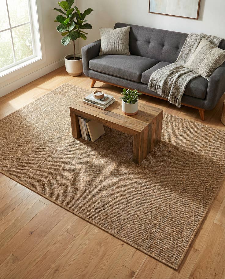 Detail image of 6' x 9' Easy-Clean Modern Indoor / Outdoor Rug