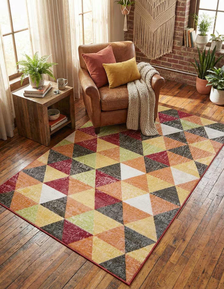 Detail image of 5' 3 x 8' Valencia Rug