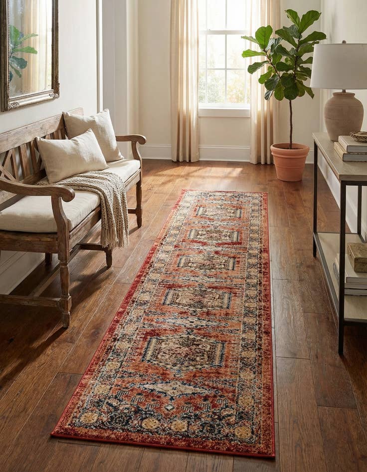 Detail image of 2' 7 x 12' Arcadia Runner Rug