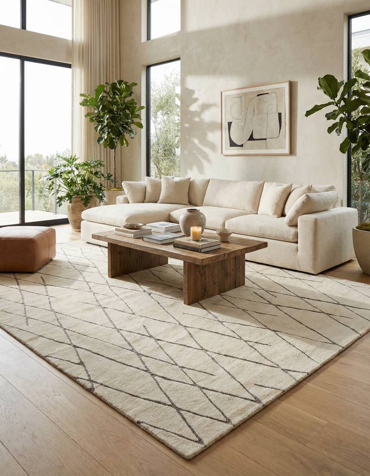 Detail image of 12' x 16' 1 Atlas Moroccan Wool Rug