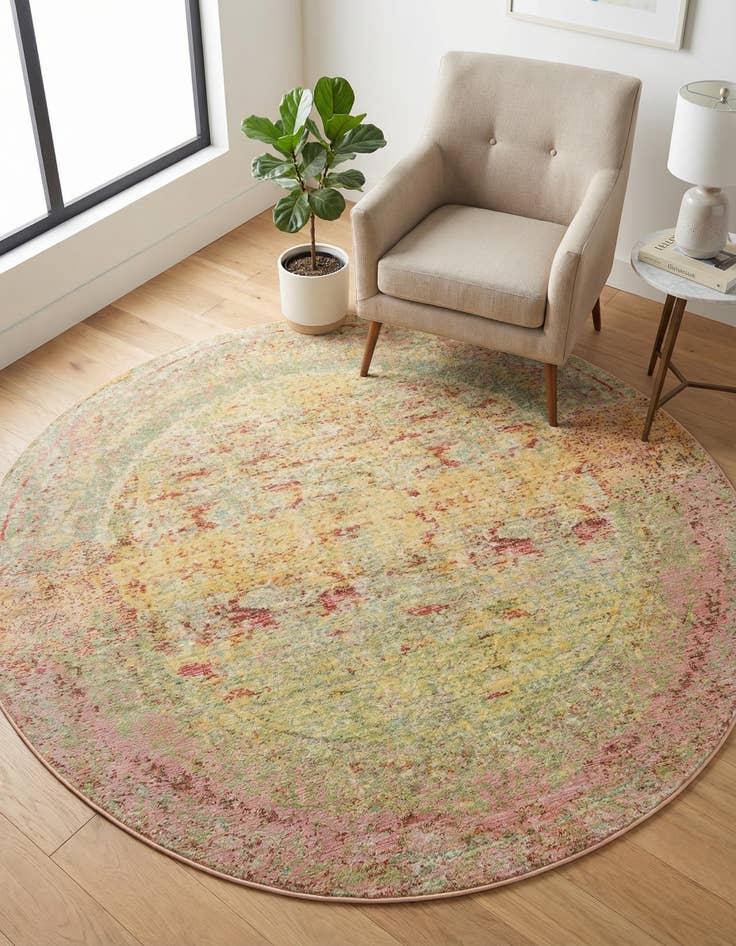 Detail image of 6' x 6' Alexis Round Rug
