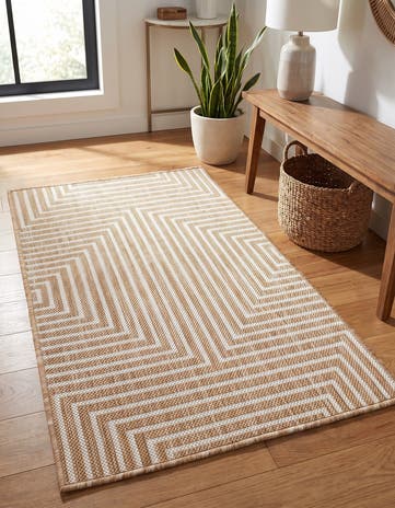 2' x 3' Easy-Clean Modern Indoor / Outdoor Rug