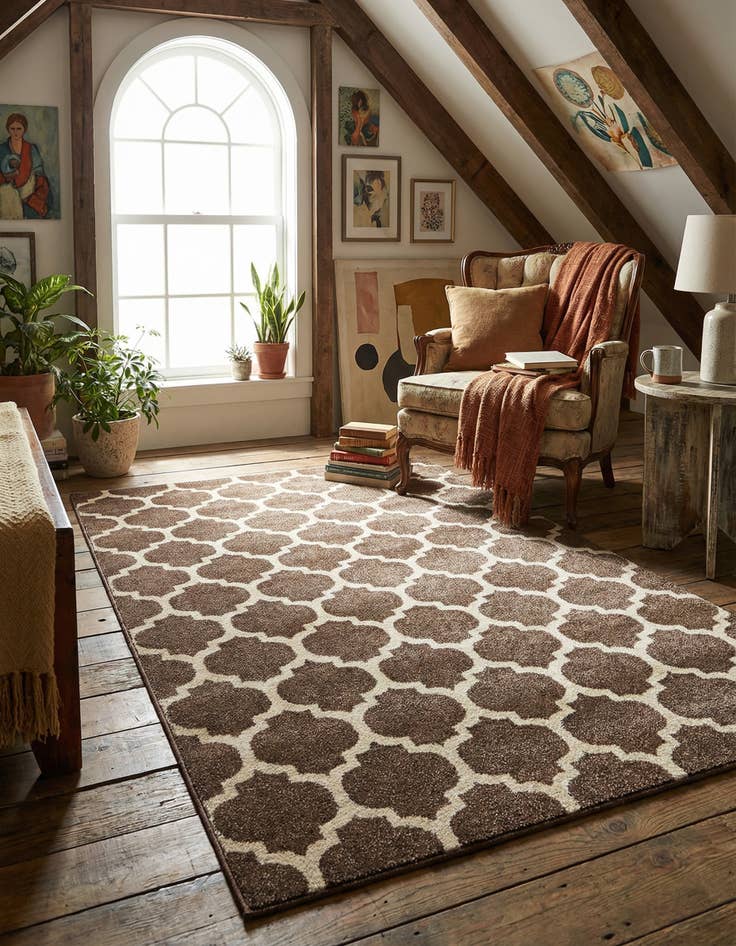 Detail image of 4' x 6' Lattice Rug