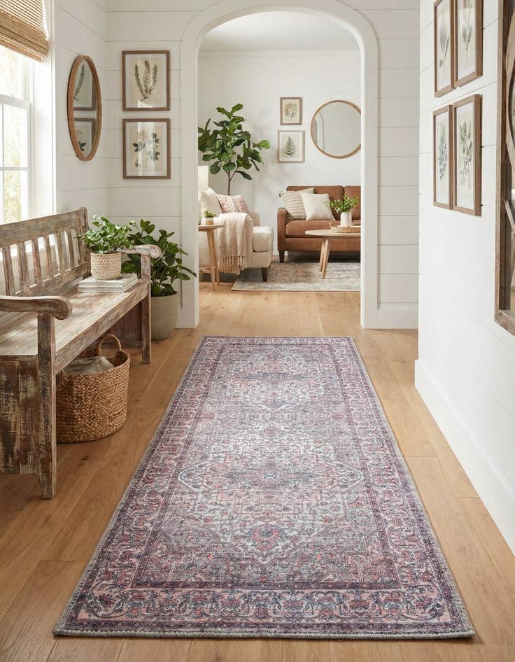 Detail image of 2' x 5'  Washable Mangata Runner Rug