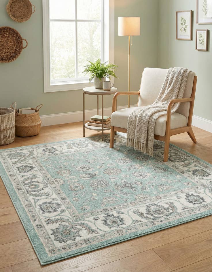 Detail image of 6' x 6' Aurelia Square Rug