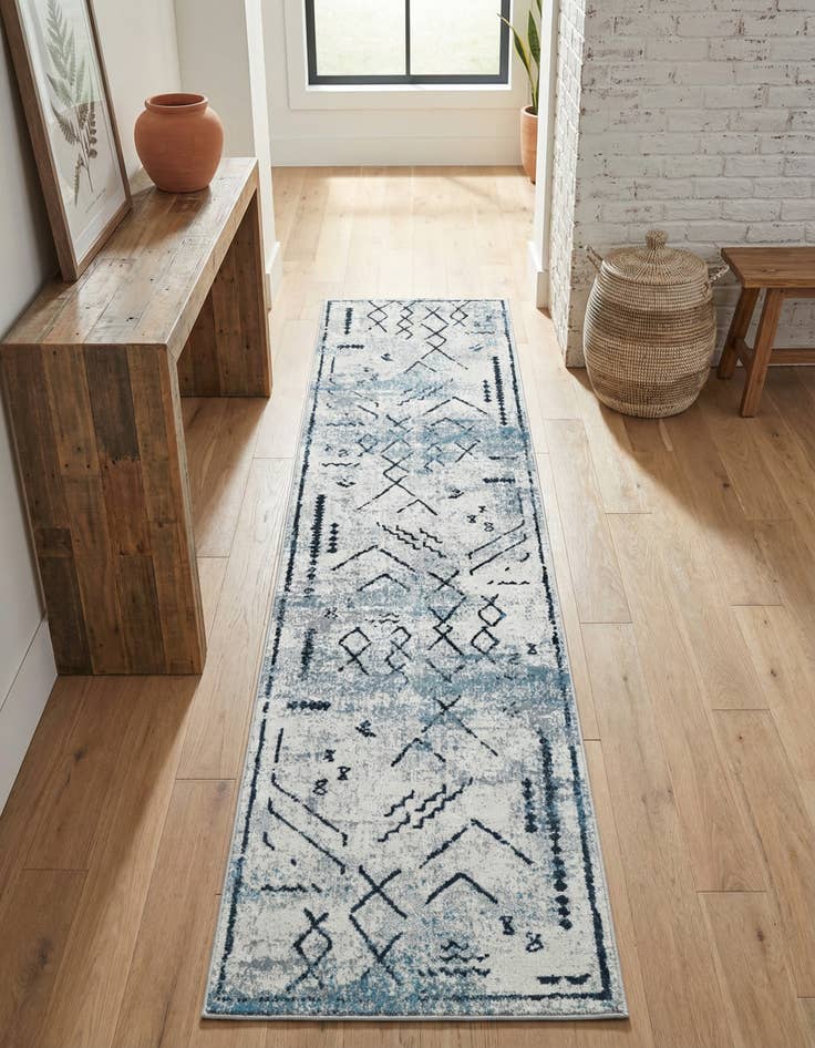 Detail image of 2' x 8' Kamala Washable Runner Rug