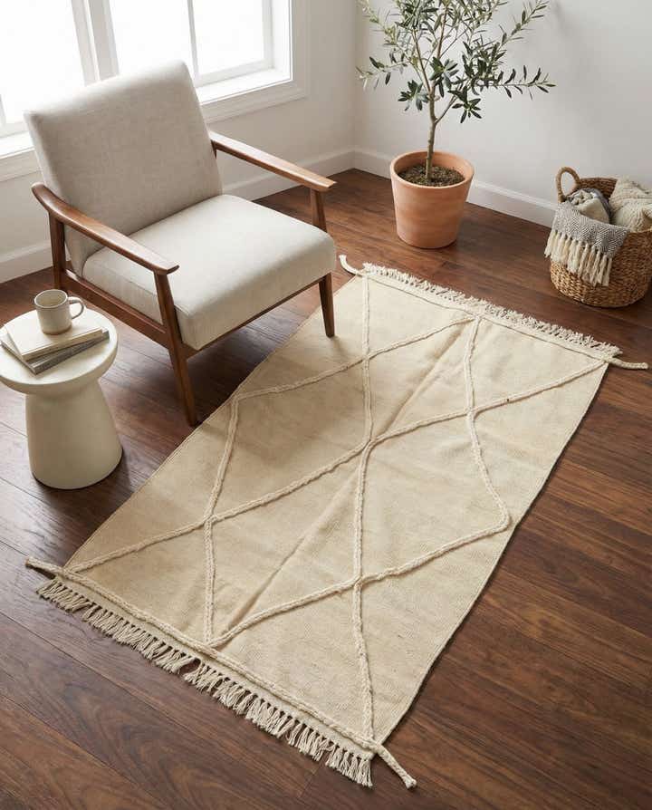 3' 3 x 5' 2 Hand Woven Moroccan Wool Rug