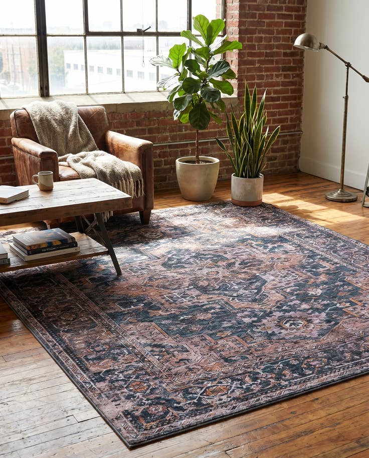 Detail image of 7' 10 x 7' 10 Yara Square Rug