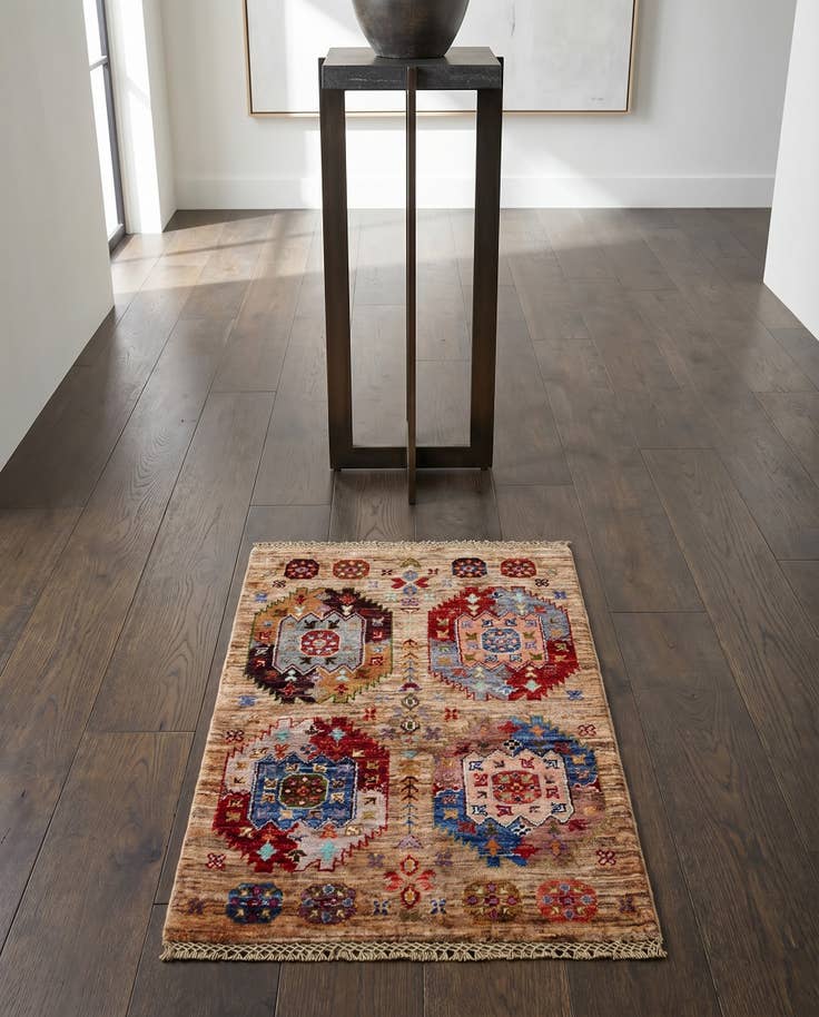 Detail image of 2' x 3' 3 Hand Knotted Ariana Ziegler Rug