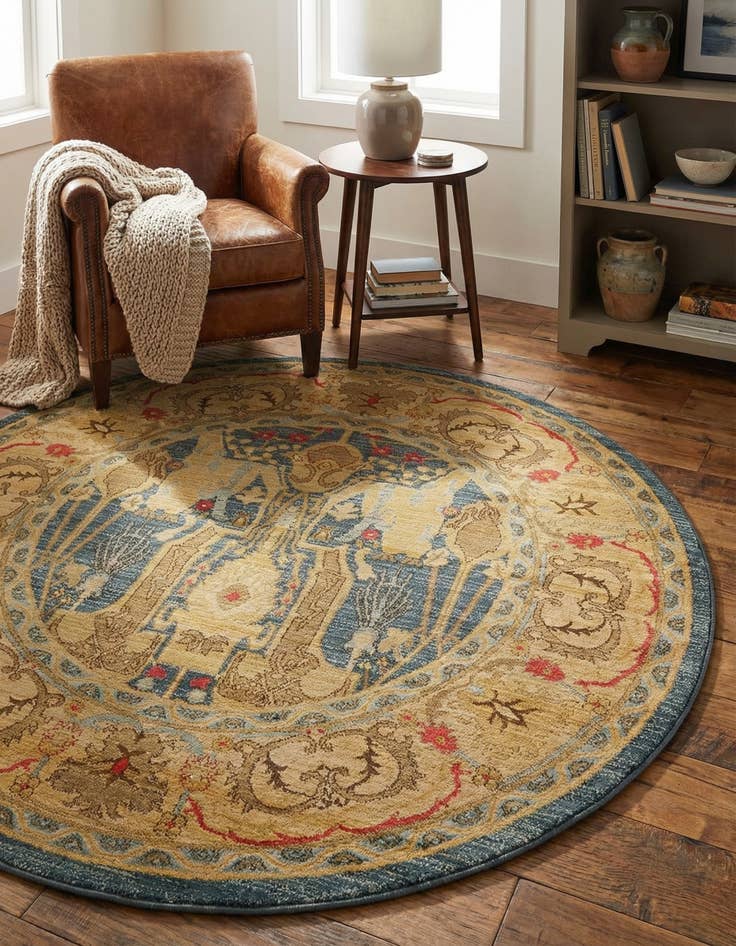 Detail image of 6' x 6' Sara Round Rug
