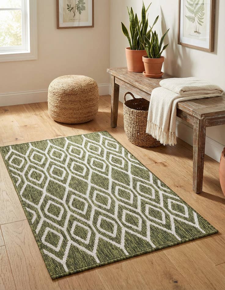 Detail image of 2' x 3'  Washable Jill Zarin Turks and Caicos Indoor / Outdoor Rug