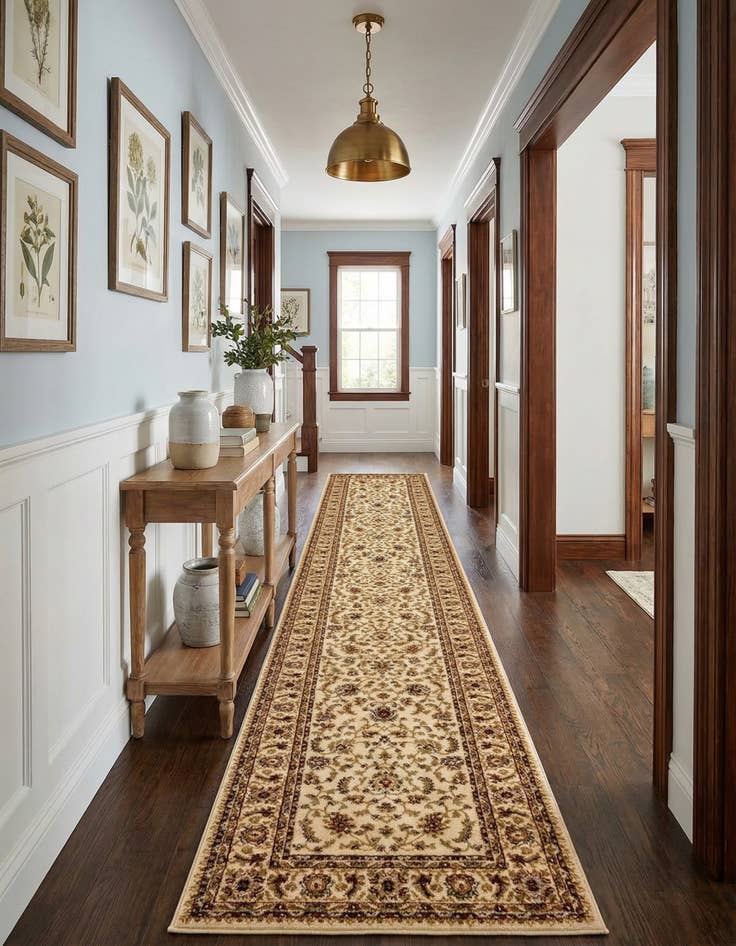 Detail image of 3' x 19' 8 Classic Agra Runner Rug