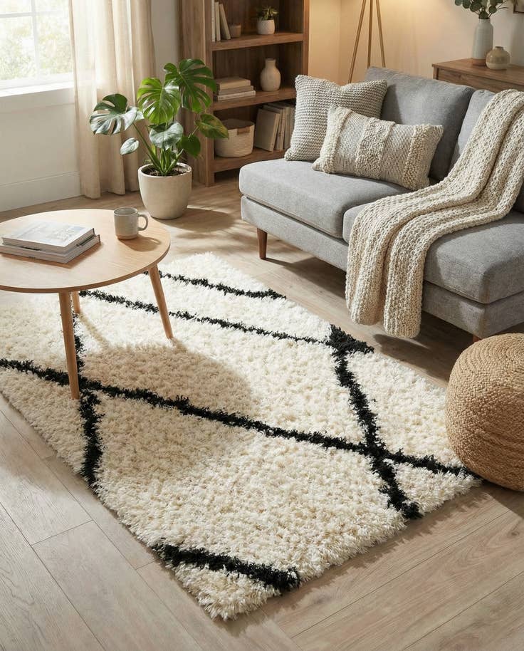 Detail image of 3' x 5' 3 Infinity Shag Rug