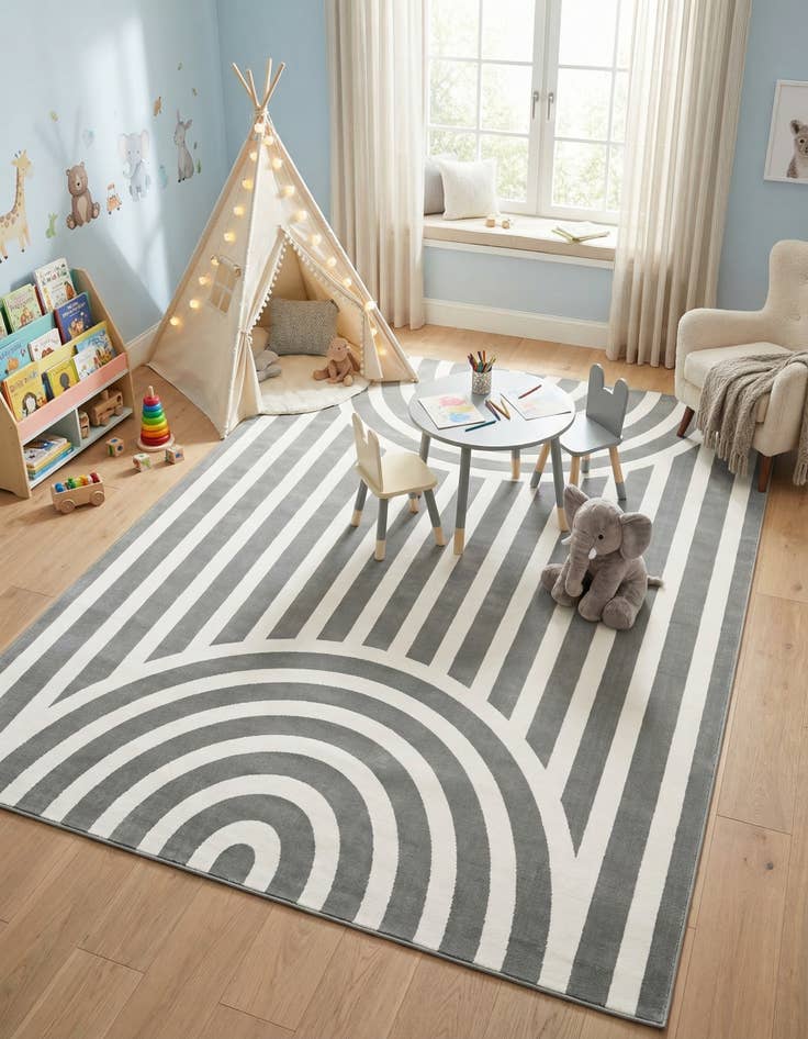 Detail image of 10' x 13' Whimsy Kids Rug