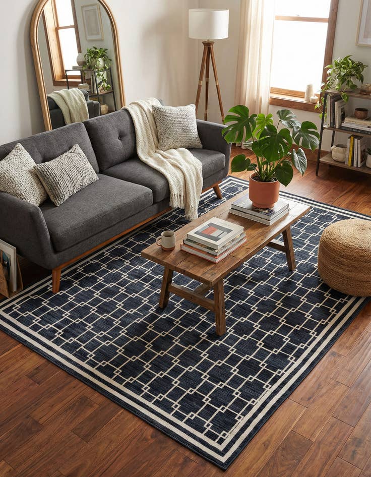 Detail image of Jill Zarin 6' x 9' Metropolitan Uptown Rug