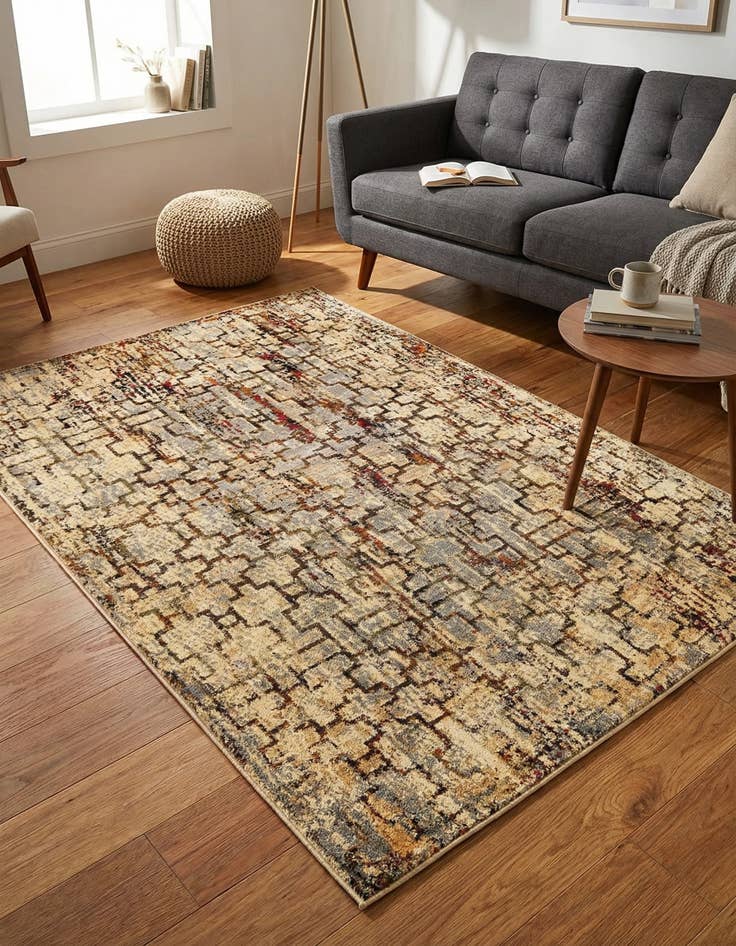 Detail image of 4' x 6' Saturn Rug