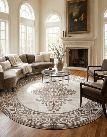 10' 8 x 10' 8 Hermitage Round Rug