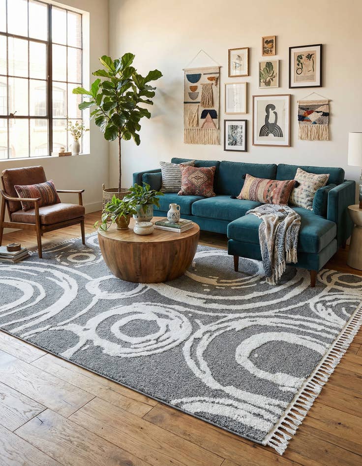 Detail image of 9' 6 x 14' 3 Boho Rug