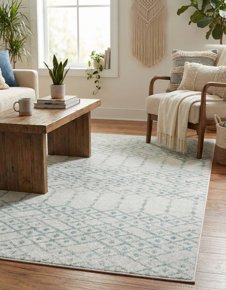 Detail image of 4' x 6' Paxon Trellis Rug