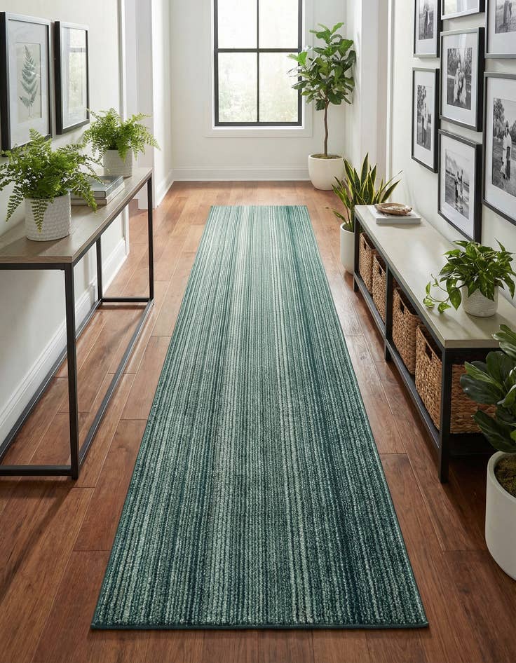 Detail image of 3' x 16' Gemstone Runner Rug